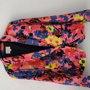Floral blazer, Loft size M